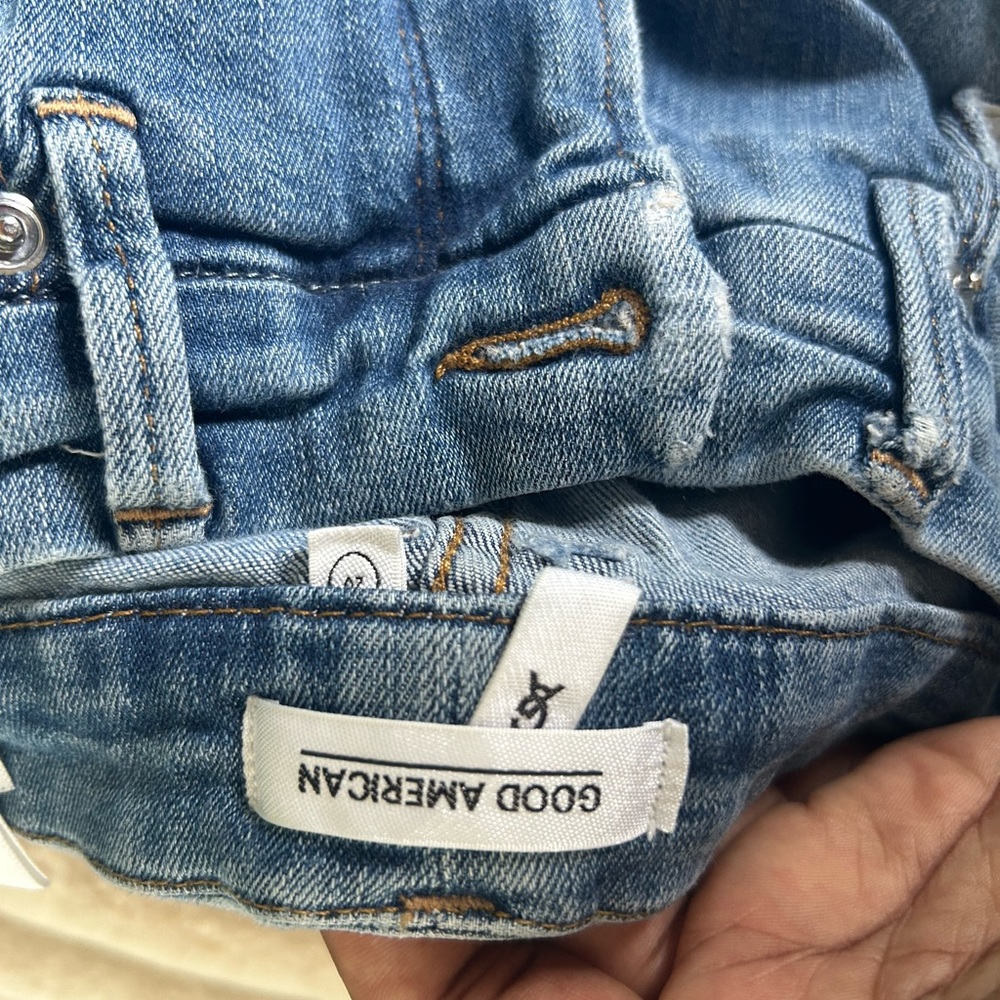 Good American Light Blue Denim Pants
